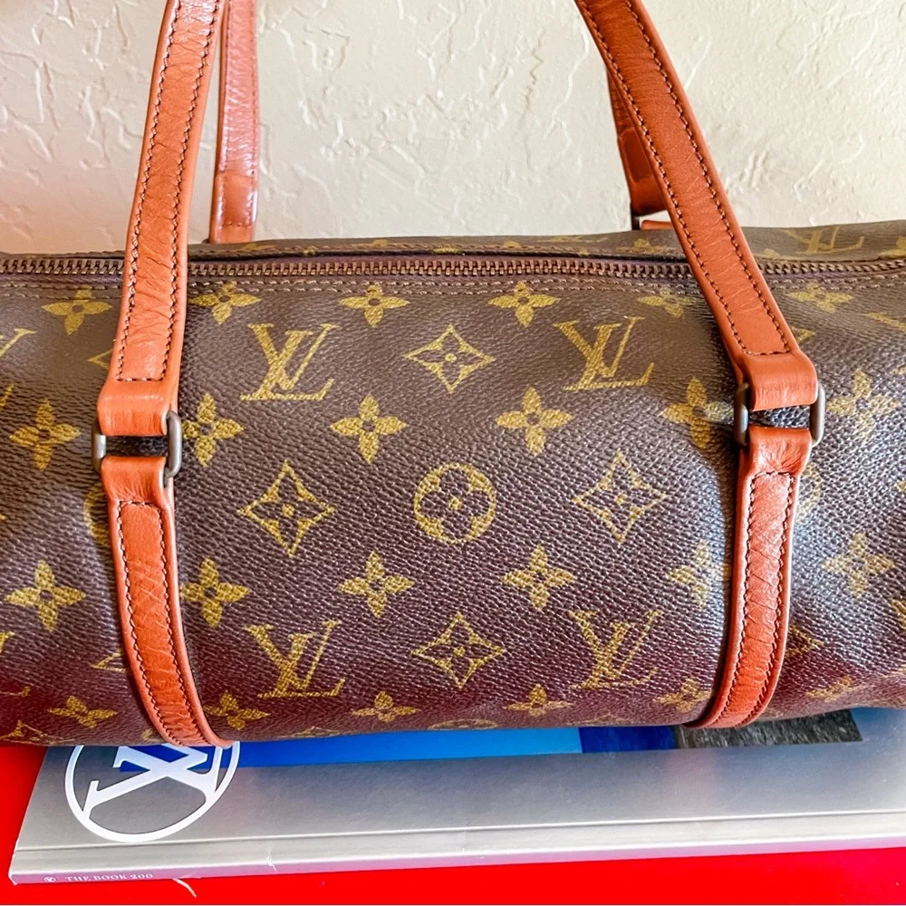 Authentic Louis Vuitton Monogram Papillon 30 Hand Bag Vintage LV Purse Pre-Loved - Picture 10 of 14